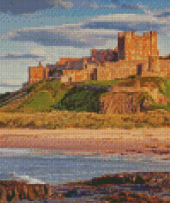 The Bamburgh Castle England Diamond Painting