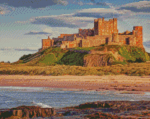 The Bamburgh Castle England Diamond Painting