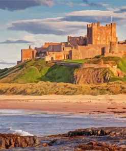 The Bamburgh Castle England Diamond Painting