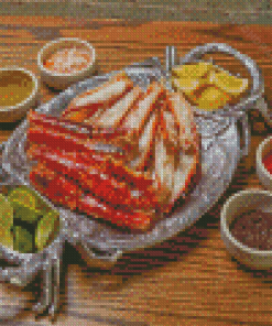 The Crab Feast Dish Diamond Painting