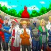 The Hokage Fire Shadow Diamond Painting