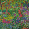 The Iris Garden At Giverny By Monet Diamond Painting