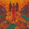 The Last Angel By Nicholas Roerich Diamond Painting