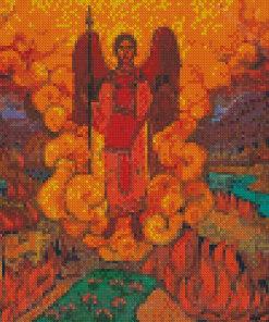 The Last Angel By Nicholas Roerich Diamond Painting