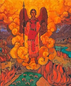 The Last Angel By Nicholas Roerich Diamond Painting