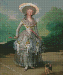 The Marquesa De Pontejos Francisco Goya Diamond Painting