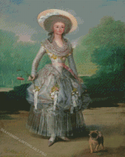 The Marquesa De Pontejos Francisco Goya Diamond Painting