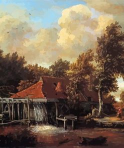 The Water Mill Hobbema Diamond Painting