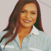 The American Actress Mindy Kaling Diamond Painting