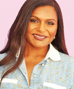 The American Actress Mindy Kaling Diamond Painting