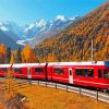 The Bernina Express Train Diamond Painting