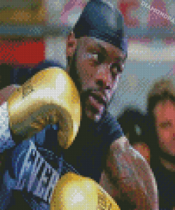 The Boxer Deontay Wilder Diamond Painting