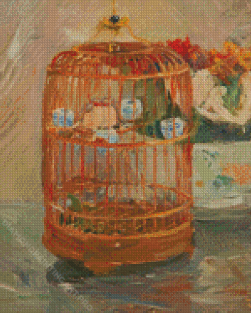 The Cage By Berthe Morisot Diamond Painting