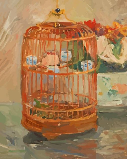 The Cage By Berthe Morisot Diamond Painting