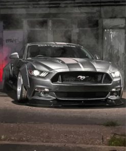 The Grey Shelby Mustang Car Diamond Painting