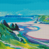 Three Cliffs Bay Art Diamond Painting