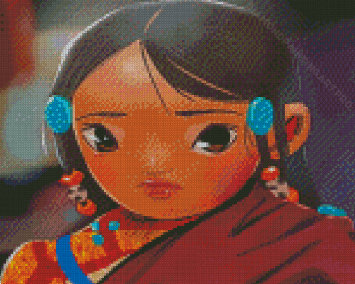 Tibetan Girl Diamond Painting