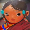 Tibetan Girl Diamond Painting