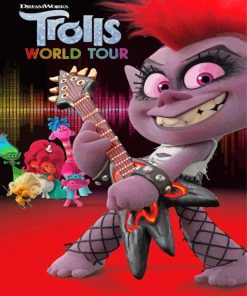 Trolls World Tour Animation Film Diamond Painting