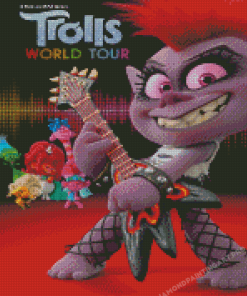 Trolls World Tour Animation Film Diamond Painting