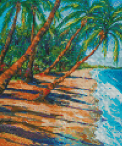 Tropical Kaanapali Beach Diamond Painting