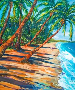 Tropical Kaanapali Beach Diamond Painting