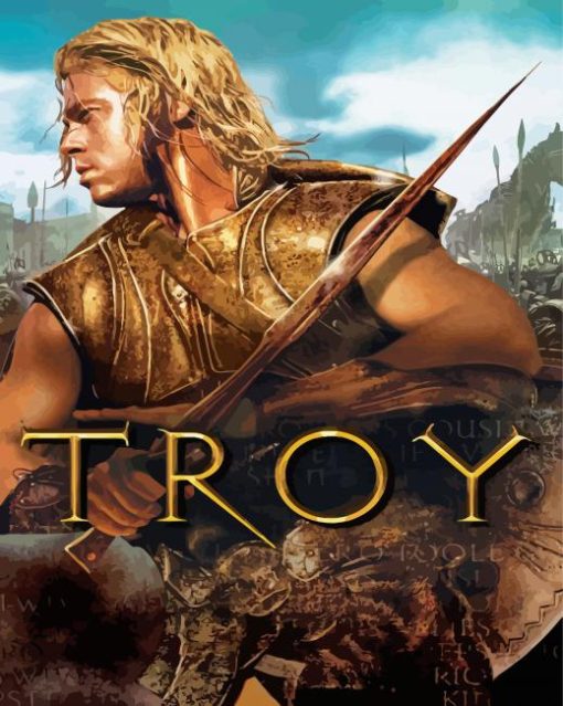 Troy Movie Poster Diamond Painting