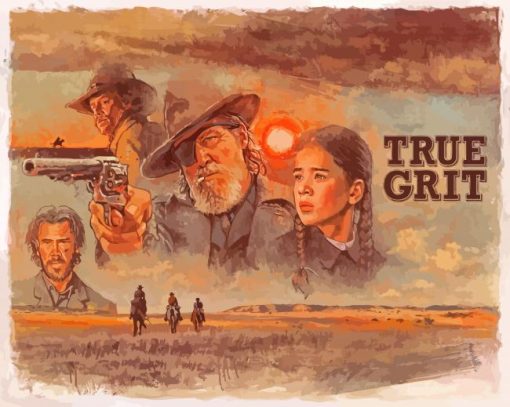 True Grit Western Film Diamond Painting