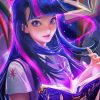 Twilight Sparkle Girl Art Diamond Painting