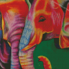 Two Elephants Diamond Painting