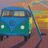 VW In California Sunset Diamond Painting