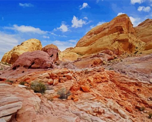 Valley Of Fire State Park Diamond Painting