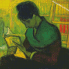 Van Gogh The Novel Reader Diamond Painting