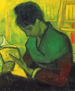 Van Gogh The Novel Reader Diamond Painting