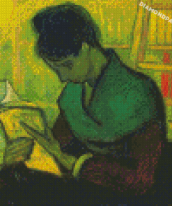 Van Gogh The Novel Reader Diamond Painting