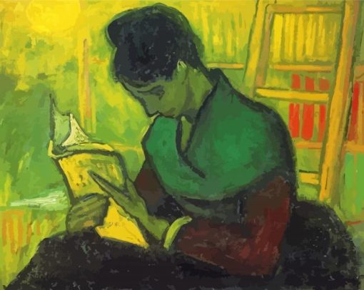 Van Gogh The Novel Reader Diamond Painting