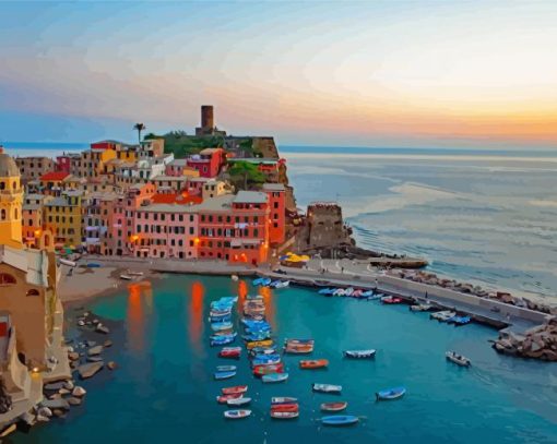 Vernazza View Diamond Painting