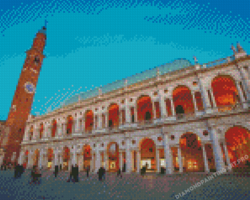 Vicenza City Buildings Diamond Painting