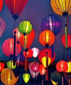 Vietnamese Lanterns Diamond Painting