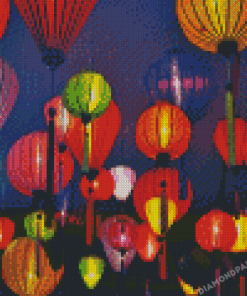 Vietnamese Lanterns Diamond Painting