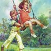 Vintage Children Frances Tipton Hunter Diamond Painting