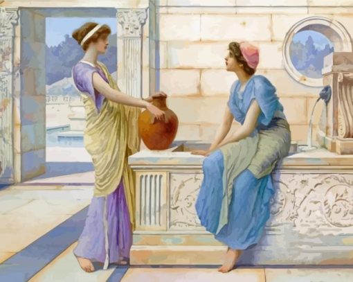 Vintage Greek Women Diamond Painting