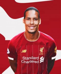 Virgil Van Dijk Diamond Painting