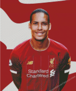 Virgil Van Dijk Diamond Painting