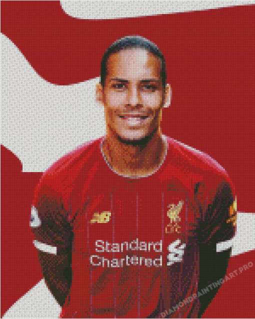 Virgil Van Dijk Diamond Painting