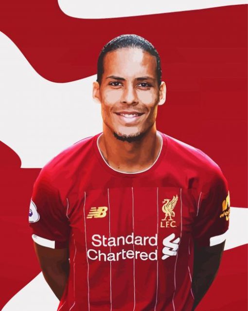 Virgil Van Dijk Diamond Painting