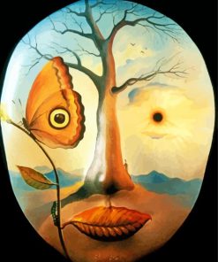 Vladimir Kush Abstract Nature Face Diamond Painting