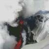 Volcano And Snow Diamond Painting