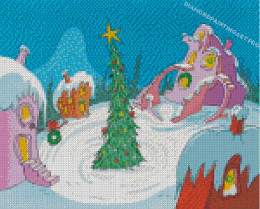 Whoville Town Art Diamond Painting