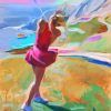 Woman Golfer Diamond Painting